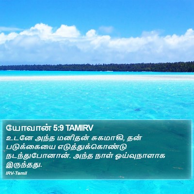 யோவான் 5:9 TAMIRV Bible Verse Image