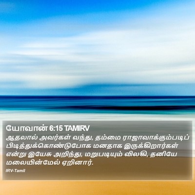 யோவான் 6:15 TAMIRV Bible Verse Image