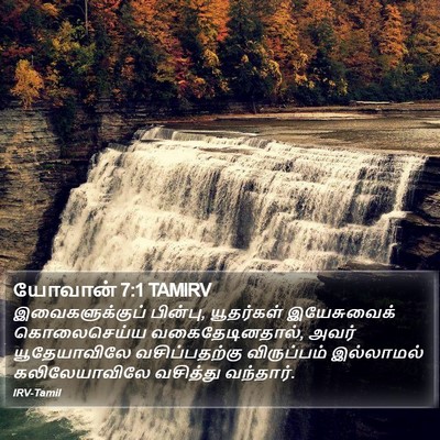 யோவான் 7:1 TAMIRV Bible Verse Image