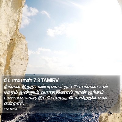 யோவான் 7:8 TAMIRV Bible Verse Image