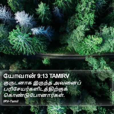யோவான் 9:13 TAMIRV Bible Verse Image