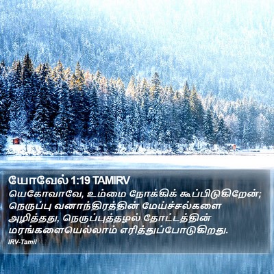 யோவேல் 1:19 TAMIRV Bible Verse Image