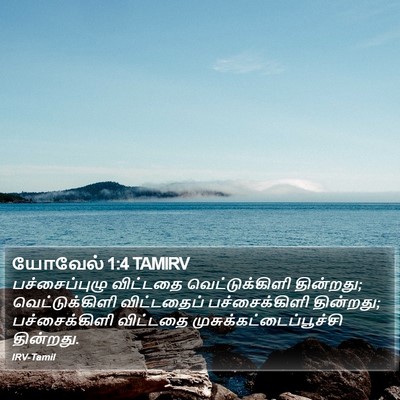 யோவேல் 1:4 TAMIRV Bible Verse Image