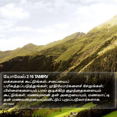 யோவேல் 2:16 TAMIRV Bible Verse Image