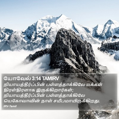 யோவேல் 3:14 TAMIRV Bible Verse Image
