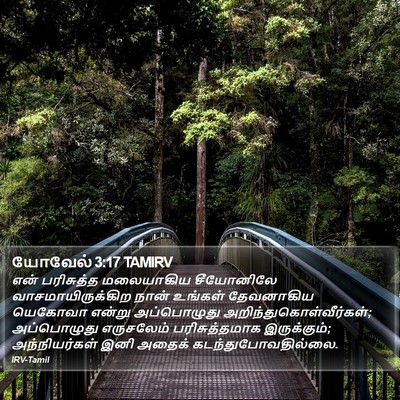 யோவேல் 3:17 TAMIRV Bible Verse Image