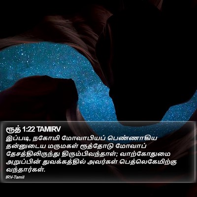 ரூத் 1:22 TAMIRV Bible Verse Image