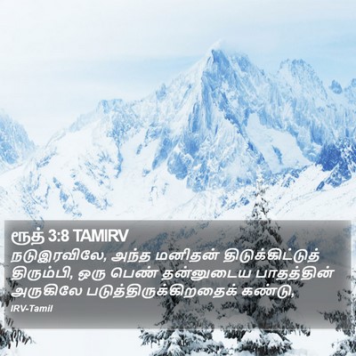 ரூத் 3:8 TAMIRV Bible Verse Image