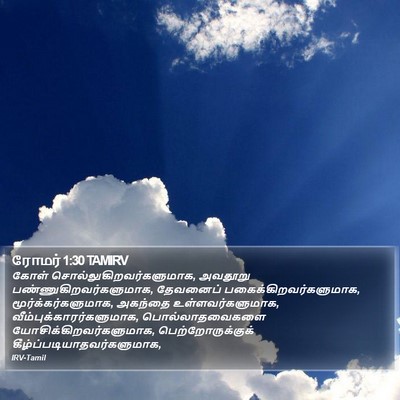 ரோமர் 1:30 TAMIRV Bible Verse Image