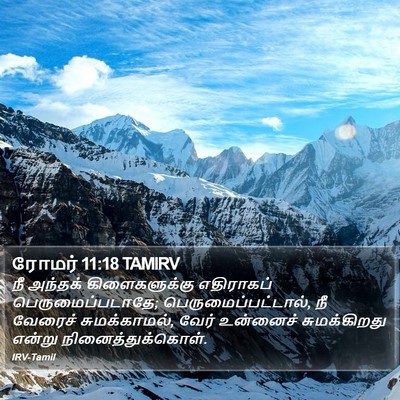 ரோமர் 11:18 TAMIRV Bible Verse Image