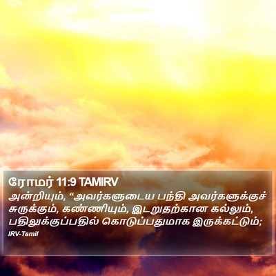 ரோமர் 11:9 TAMIRV Bible Verse Image