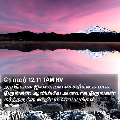 ரோமர் 12:11 TAMIRV Bible Verse Image