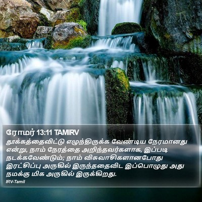 ரோமர் 13:11 TAMIRV Bible Verse Image