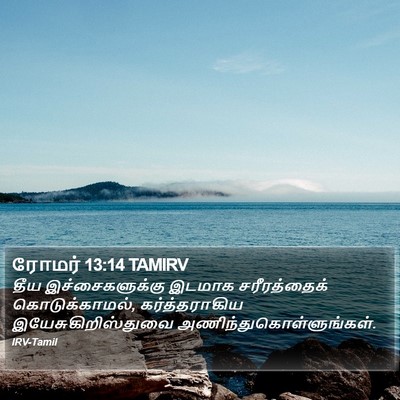 ரோமர் 13:14 TAMIRV Bible Verse Image