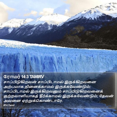ரோமர் 14:3 TAMIRV Bible Verse Image