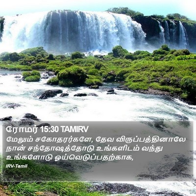 ரோமர் 15:30 TAMIRV Bible Verse Image