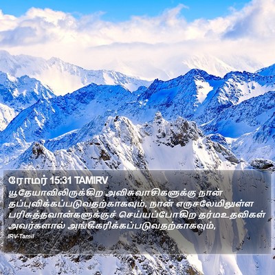 ரோமர் 15:31 TAMIRV Bible Verse Image