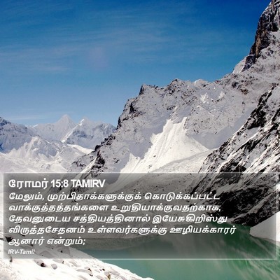 ரோமர் 15:8 TAMIRV Bible Verse Image