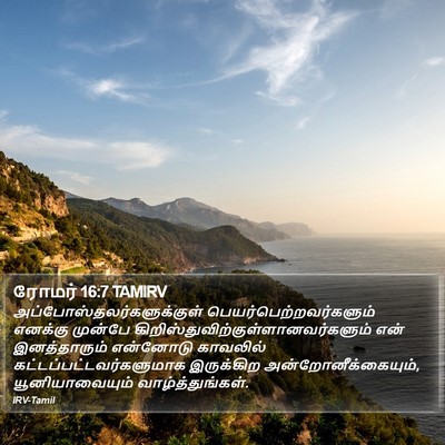 ரோமர் 16:7 TAMIRV Bible Verse Image