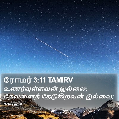 ரோமர் 3:11 TAMIRV Bible Verse Image