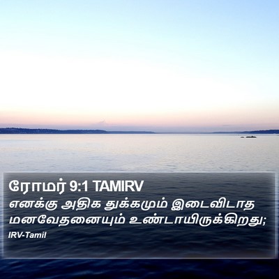ரோமர் 9:1 TAMIRV Bible Verse Image