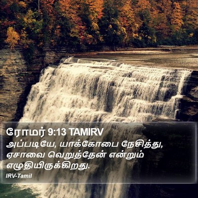 ரோமர் 9:13 TAMIRV Bible Verse Image