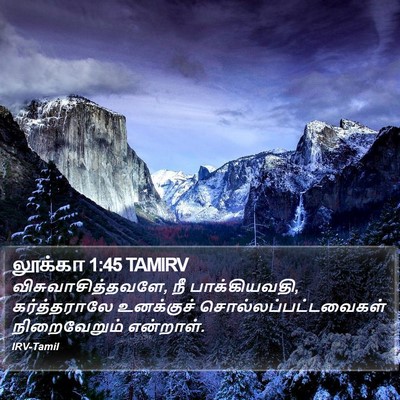 லூக்கா 1:45 TAMIRV Bible Verse Image