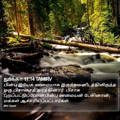 லூக்கா 11:14 TAMIRV Bible Verse Image