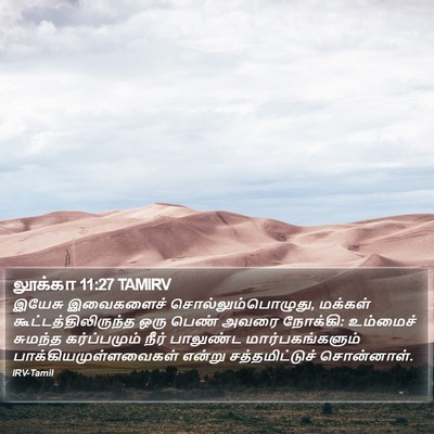 லூக்கா 11:27 TAMIRV Bible Verse Image