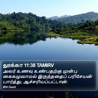 லூக்கா 11:38 TAMIRV Bible Verse Image