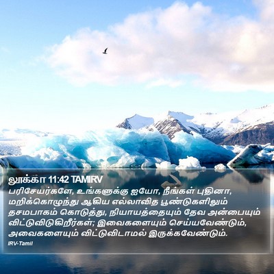 லூக்கா 11:42 TAMIRV Bible Verse Image