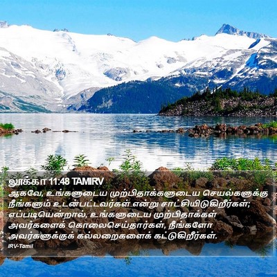 லூக்கா 11:48 TAMIRV Bible Verse Image