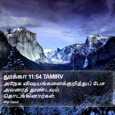 லூக்கா 11:54 TAMIRV Bible Verse Image