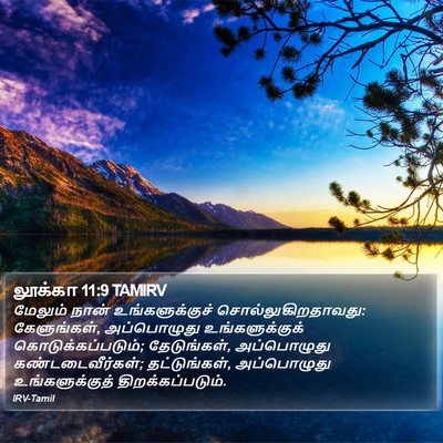 லூக்கா 11:9 TAMIRV Bible Verse Image
