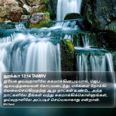 லூக்கா 13:14 TAMIRV Bible Verse Image