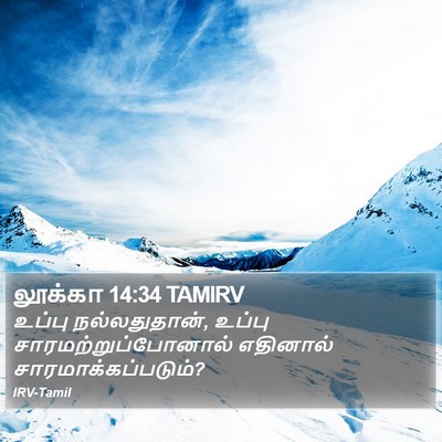 லூக்கா 14:34 TAMIRV Bible Verse Image