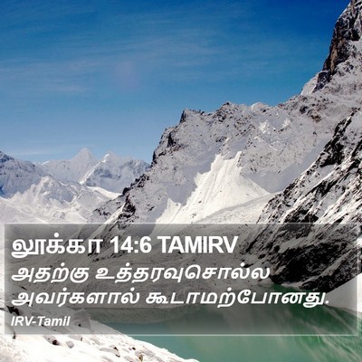 லூக்கா 14:6 TAMIRV Bible Verse Image