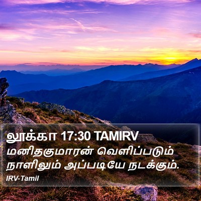 லூக்கா 17:30 TAMIRV Bible Verse Image