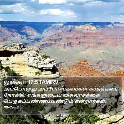 லூக்கா 17:5 TAMIRV Bible Verse Image