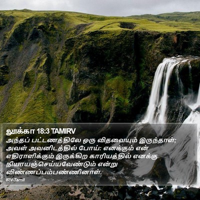 லூக்கா 18:3 TAMIRV Bible Verse Image
