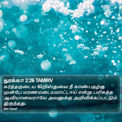 லூக்கா 2:26 TAMIRV Bible Verse Image