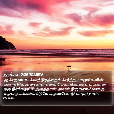 லூக்கா 2:36 TAMIRV Bible Verse Image