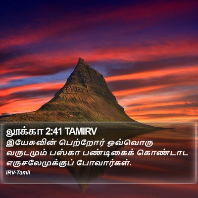 லூக்கா 2:41 TAMIRV Bible Verse Image