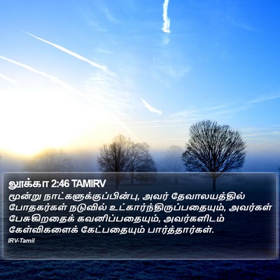லூக்கா 2:46 TAMIRV Bible Verse Image