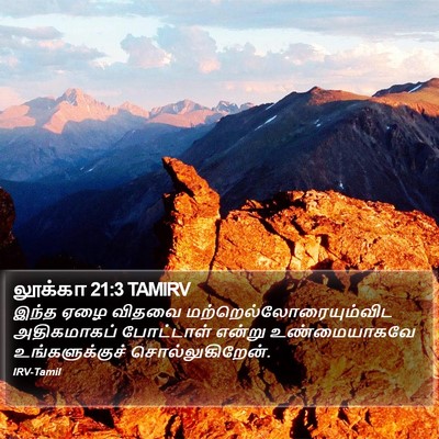 லூக்கா 21:3 TAMIRV Bible Verse Image