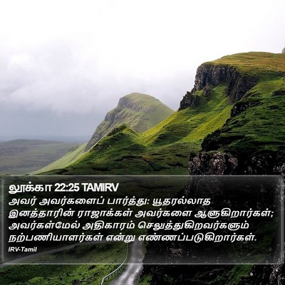 லூக்கா 22:25 TAMIRV Bible Verse Image