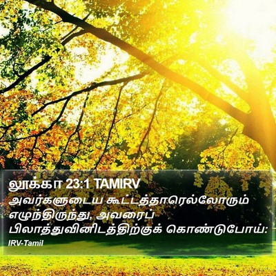 லூக்கா 23:1 TAMIRV Bible Verse Image