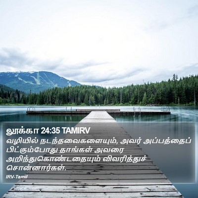 லூக்கா 24:35 TAMIRV Bible Verse Image