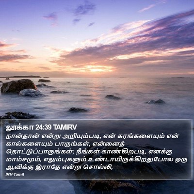 லூக்கா 24:39 TAMIRV Bible Verse Image