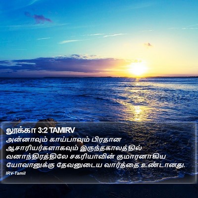 லூக்கா 3:2 TAMIRV Bible Verse Image